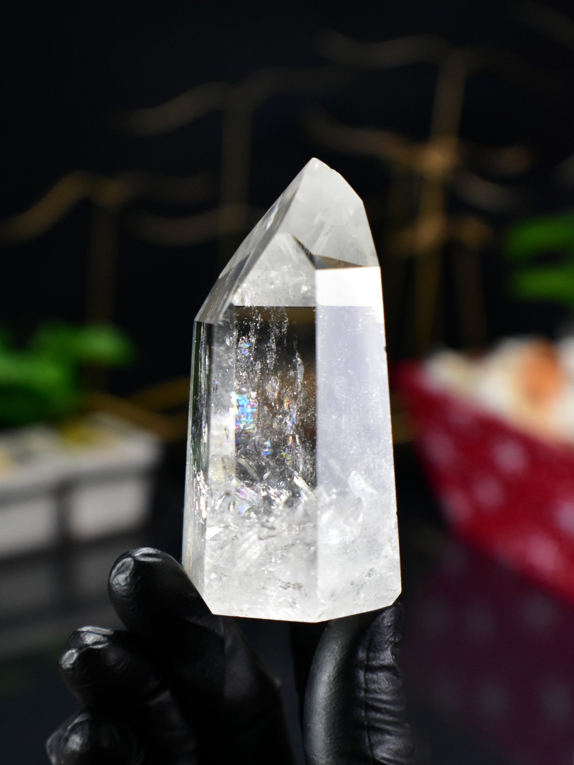 Clear Quartz Grade B Single Terminated Crystal Energy Healing Point - DelphyCrystals